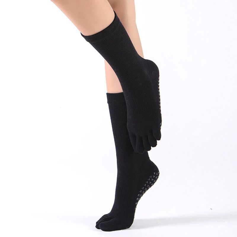 SUPERFLOWER Dames Antislip Yoga So Katoen Elasticiteit Vijf vingers Anti So Fiess Pilates Gym dame danssport_voghion.com