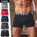 Overseas Platform 5er-Pack Herren-Unterwäsche-Set in Übergröße, einfarbig, gemischt, Sport-Komfort-Boxershorts_voghion.com