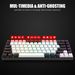 Game Office Silent Office Machinery Feel Wired Keyboard Key Line Separation Keypad Luminous Compact_voghion.com