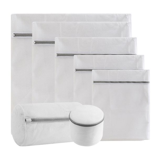 Honeycomb Mesh Laundry Bags (3-Pack) – Premium Polyester Garment Protectors For Bras, Shirts & Travel (Breathable, Multi-Size)_voghion.com