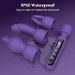 AV Massage Stick With 3 Replaceable Heads LED LCD Display Orgasm Masturbation Toy For Women Vibrating Wand_voghion.com