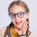 2103 Color Primary School Students Children's Flat Mirror Boys and Girls Blue Light Protection Goggles Eyes_voghion.com