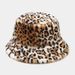 Cappello da sole alla moda per il tempo libero all'aperto, con visiera e protezione solare, con stampa leopardata, per autunno e inverno_voghion.com