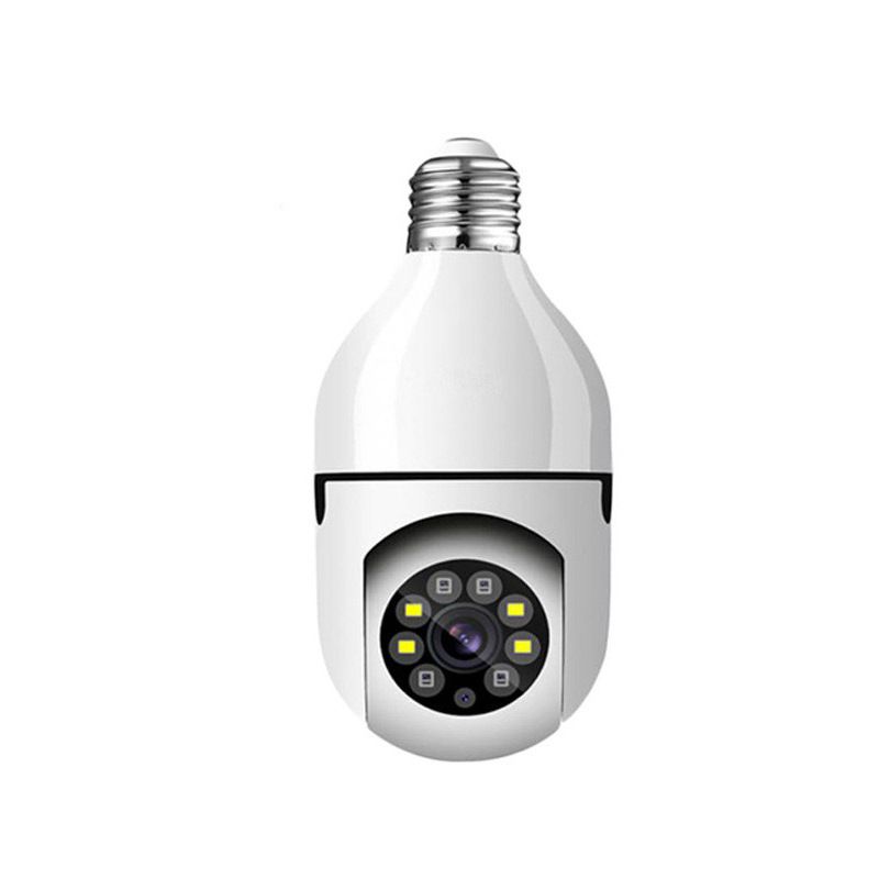 Home Remote Bulb Surveillance Camera 2 Million Panoramic Smart Wireless HD Camera_voghion.com