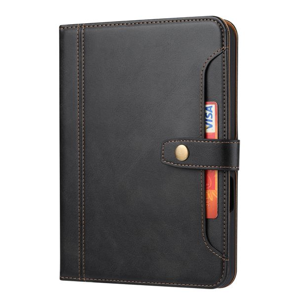 Suitable For IPad Mini7 Leather Case, Tablet Protective Case, External Card Wallet MINI A17PRO Mobile Phone Leather Case_voghion.com