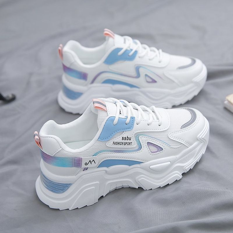 Woman Basketball Shoes Tennis Shoes Walking Shoes Sneakers Canvas Breathable Lightweight Footgear Footwear_voghion.com