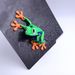 Modelo de sapo magnético impresso em 3D - Escultura com articulação móvel, decoração divertida para mesa e geladeira, presente exclusivo para amantes de sapos_voghion.com