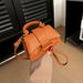 Mini Bag Fashionable And Versatile Belt Decorated Mini Bag Niche Handbag New High Value Shoulder Crossbody Small Square Bag_voghion.com