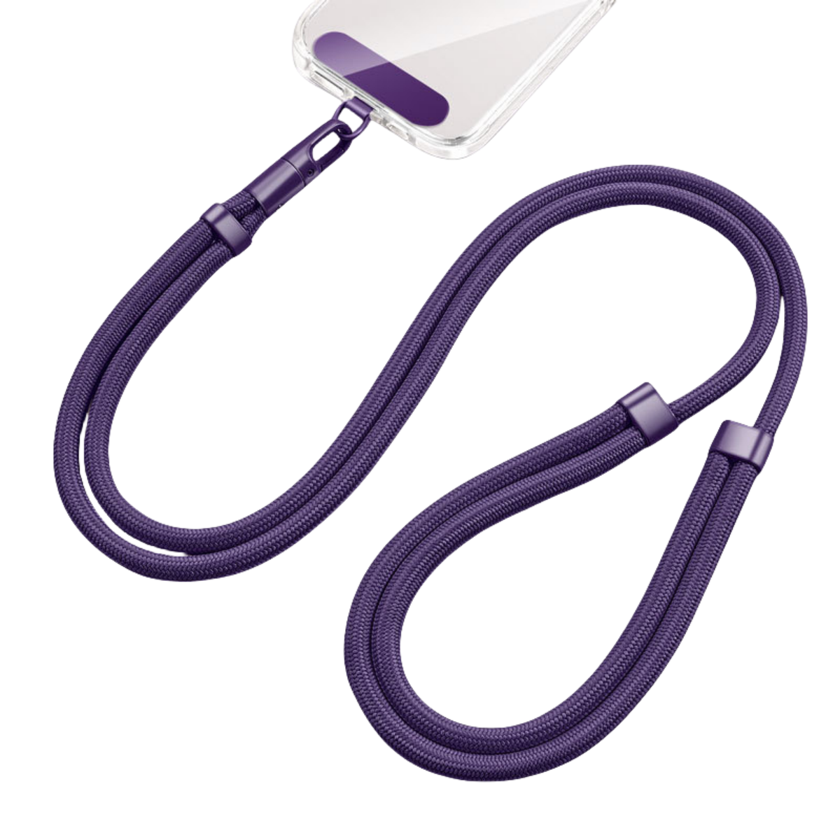 Universal Phone Lanyard With Clip Upgraded Anti-Drop 360° Rotation Adjustable Neck/Crossbody Strap For All Phone Cases_voghion.com