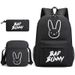Set di tre pezzi di borsa a tracolla con penna a tracolla stampata per studenti di tendenza della moda per uomini e donne di Bad Bunny_voghion.com