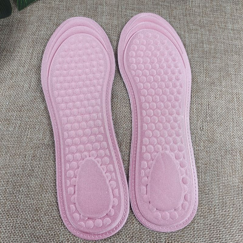 Damen-Einlegesohle mit weicher Sohle, bequem, atmungsaktiv, für Sport, Stoßdämpfung, Deodorant, Schweißabsorption, dünne Polsterung, High Heels, Anti-Schmerz, runde Zehenpartie_voghion.com
