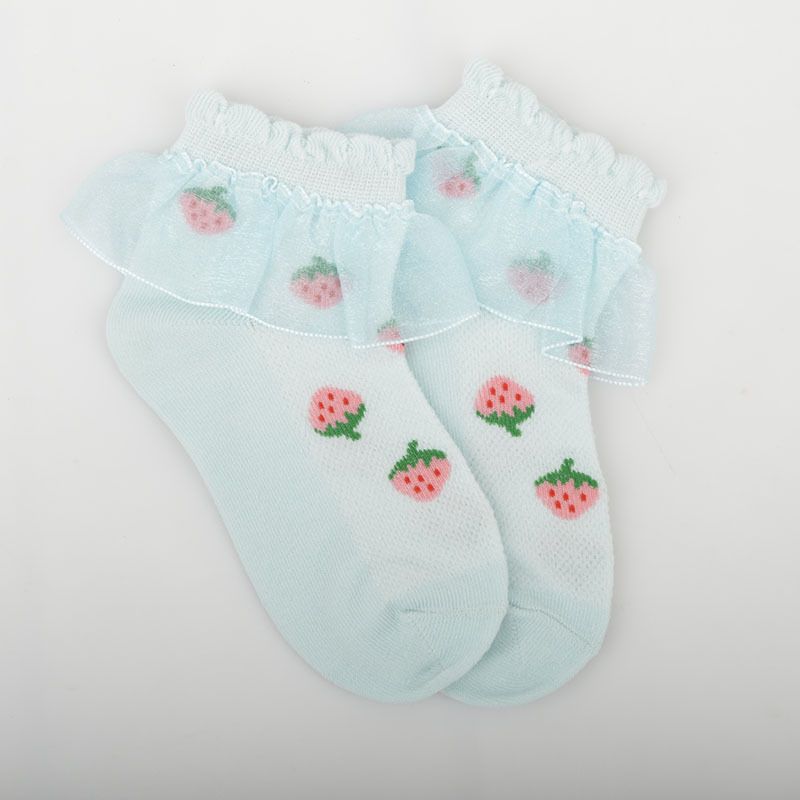 Mother & Kids Girls socks cotton wholesale spring and autumn thin summer mesh baby white Latin dance baby child lace princess_voghion.com
