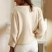 Elegant Solid Color Knitted Cardigan For Women - Long Sleeve Openwork Crochet Button Front Sweater Coat (S, M, L, XL)_voghion.com