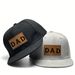 Unisex Leather label hat Personalized baseball cap dad hat leather label baseball cap_voghion.com