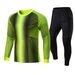 Professional Goalkeeper Jersey Set With Long Sleeves & Pants - Custom Printed Football Uniform For Men & Youth - Breathable Polyester Fabric_voghion.com