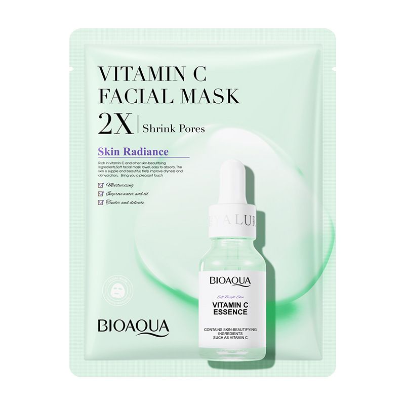 BIOAQUA Vitamin c Moisturizing Refreshing Lotion facial mask Skin Care Product_voghion.com