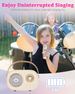 Bärbar Bluetooth-högtalare Mini Karaoke-högtalare för barn med 2 trådlösa mikrofoner för KTV-högtalare, födelsedagsfest och högtidspresenter_voghion.com