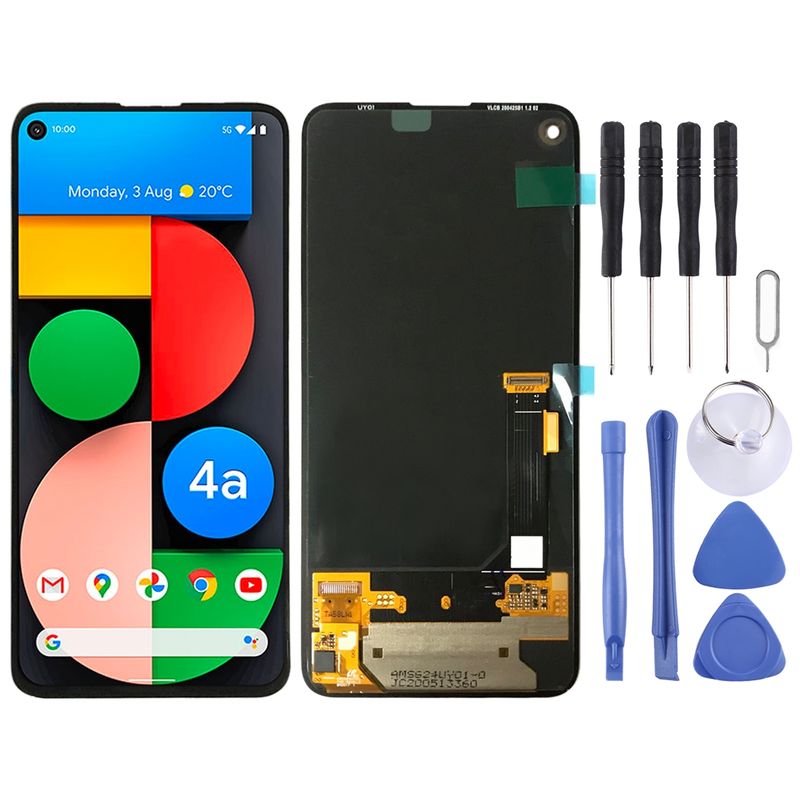 Original OLED LCD Screen for Google Pixel 4a 5G GD1YQ G025I with Digitizer Full Assembly_voghion.com
