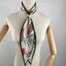 Spring Creative Imitation Silk Women's Decoration Digital Printing Small Scarf Long Ribbon Double Layer_voghion.com