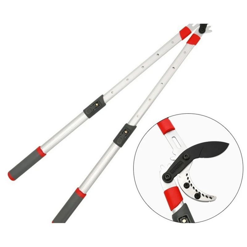Sagata 8855 Gartenschere, kraftvoll und mühelos, zum Grobschneiden, mit geschmiedeten Klingen mit großer Öffnung_voghion.com