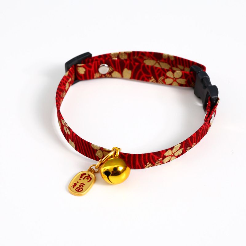 Anti-Choke Safety Buckle Easy To Open Silent Bell Nafu Cat Collar Factory Chain_voghion.com