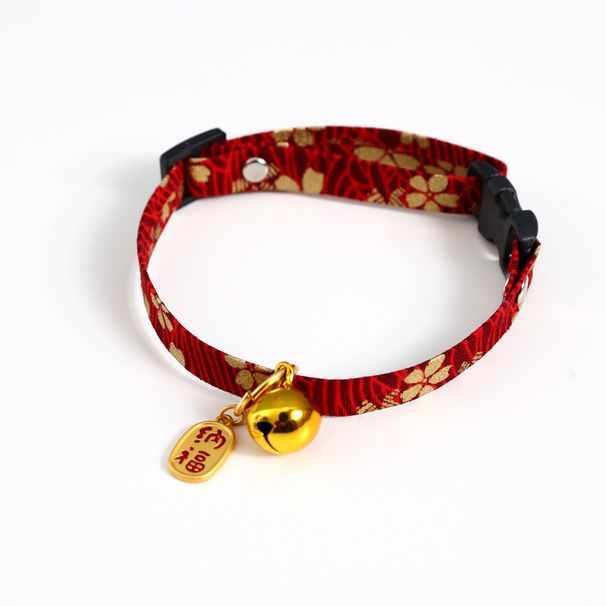 Anti-Choke Safety Buckle Easy To Open Silent Bell Nafu Cat Collar Factory Chain_voghion.com