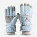 Women's Winter Ski Gloves - Touchscreen Compatible, Water-Resistant, Thermal Insulated For Snowboarding, Cycling & Outdoor Activities_voghion.com
