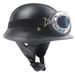 Retro new helmet Leather wrapped helmet Punk style helmet safety helmet_voghion.com