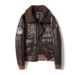 Herren-PU-Lederjacke im Fliegerstil mit gestickten Aufnähern, Bikermantel mit Fleecefutter für den Winter (Schwarz, Braun, Vintage-Braun)_voghion.com