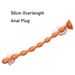 Silicone liquide surlongueur perles rondes Plug Anal gode dilatateur Anal doux masturbateur 50CM godemichet Anal sexe à_voghion.com