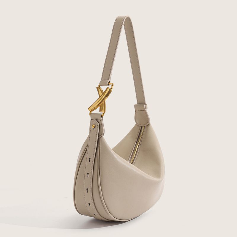 Echtes Leder Nischendesigner High-End Achselhöhle unten Monat Französisch Stil Multifunktionale Damen Schultertasche Modische Hundert_voghion.com