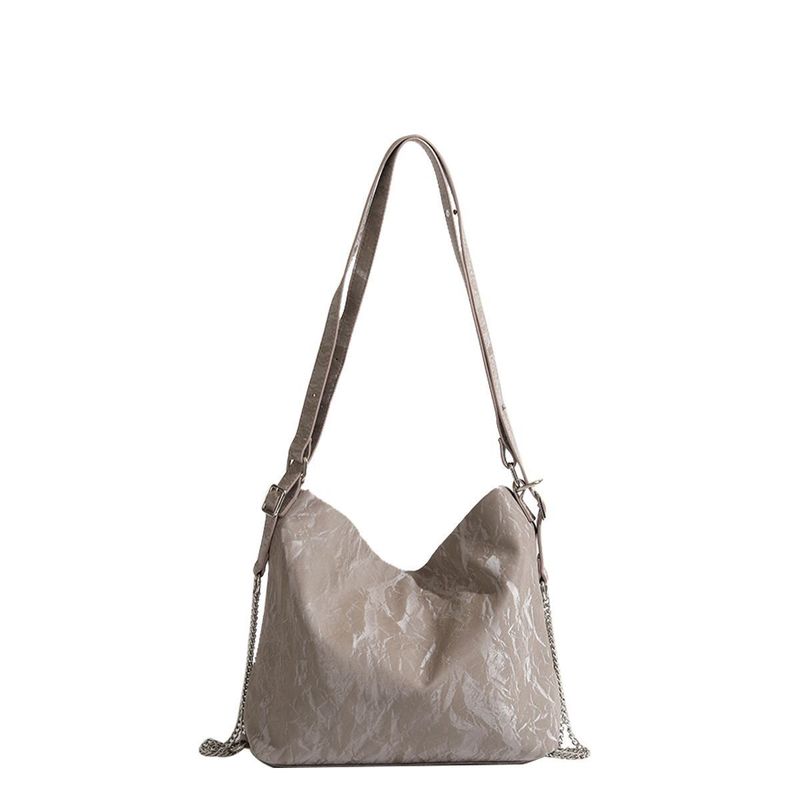 Borsa a mano da donna di grande capacità 2025 autunno e inverno per studenti, nuova borsa a tracolla con catena, zaino alla moda, casual, quotidiano_voghion.com