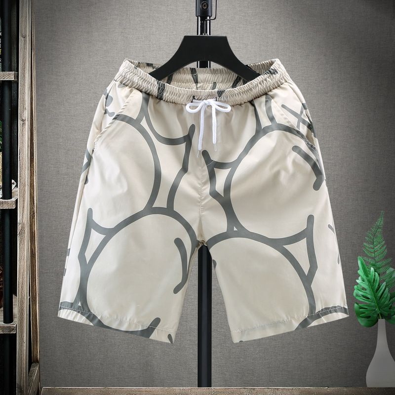 Yttershorts herre sommer tynne underbukser hurtigtørkende uformelle sportsbukser trend allsidige løse strandbukser_voghion.com