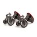 New French cufflinks Retro bicycle cufflinks Personalized fun all match cufflinks_voghion.com