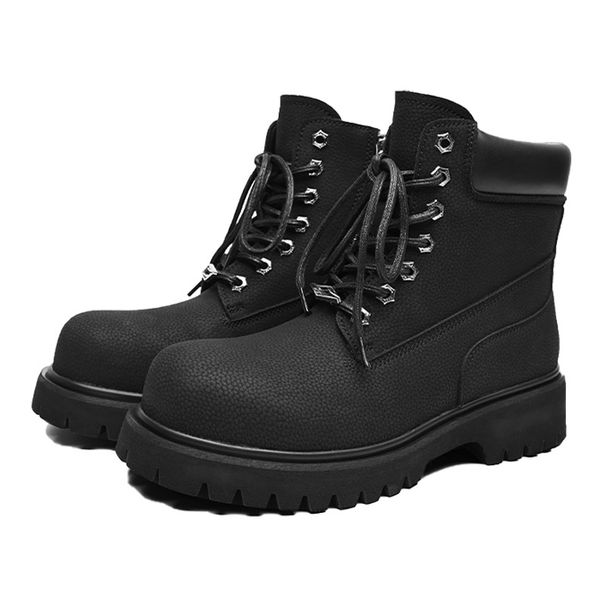 Outdoor Hiking And Leisure Martin Boots Retro Thick-soled Heightening Tooling Boots Men's Boots_voghion.com