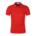 Sommer High-End-Arbeitskleidung lässig bequemes Poloshirt Revers kurzärmeliges Sport-T-Shirt_voghion.com