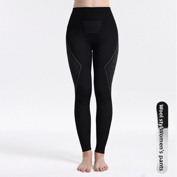 Autumn Merino Wool Quick-Dry Clothing Men's Underwear Women's Compression Sweat-Wicking Thermal Functional Hiking Ski_voghion.com