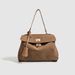 High-end Large-capacity Women's Handbags 2025 Frosted New Commuter Shoulder Bag, Crossbody Bag_voghion.com