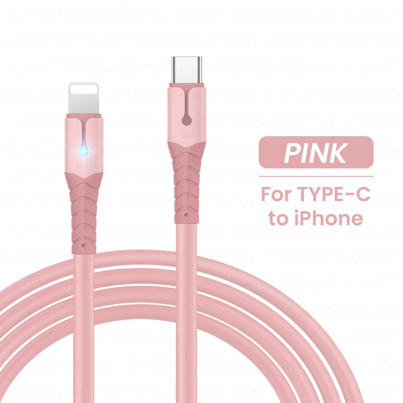 20W PD Fast Charging USB Cable For iPhone 14 13 12 11 Pro Max USB Type C to 8-Pin Cable For iPhone USB Data Wi_voghion.com