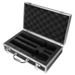 Microphone Box Storage Suitcase Equipment Case For Audio Organizer Boxes Sturdy Aluminum Holding Studio Alloy Sponge_voghion.com