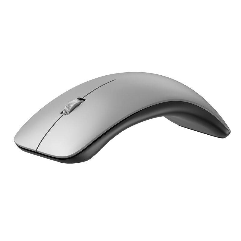 Wireless Mouse – 2.4G Slim Silent Click, 3-Button Ergonomic Design, 1600DPI Adjustable For Laptop/PC/Mac (Black/Silver)​_voghion.com