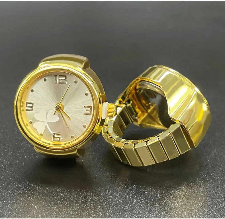 Montre à bague personnalisée pour hommes et femmes, mini montre à quartz pour couple, fabricants, vente en gros_voghion.com