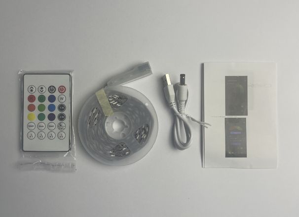 5V USB RGBIC LED-stripverlichting WS2812B met afstandsbediening en app-bediening - 16 LED's/m, 5M/10M lengte, 120° stralingshoek, CE-gecertificeerd voor tv-achtergrondverlichting_voghion.com