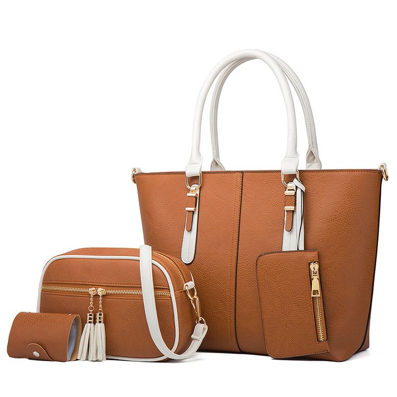 Sacs pour femmes, sac mère et enfant, nouveau sac à bandoulière pour femme, automne et hiver, couleur contrastée, sac à bandoulière tendance, sac à main de grande capacité_voghion.com