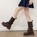 Queen Style British Thick-Soled Martin For Women 2025 New Summer High-End Boots To Pair With Dresses_voghion.com