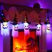Decorazioni di Halloween a energia solare - 5 luci a forma di strega per esterni, verande, recinzioni, impermeabili e a risparmio energetico, decorazioni per feste spettrali_voghion.com