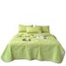and Refreshing Latex Mat, Summer Set of Four Pieces, Ice Soft Solid Color Bed Sheet, Cool Feeling Silk Dormitory Air_voghion.com