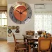 Nordic Vintage 8" Wall Clock - Non-Ticking Home Decor_voghion.com