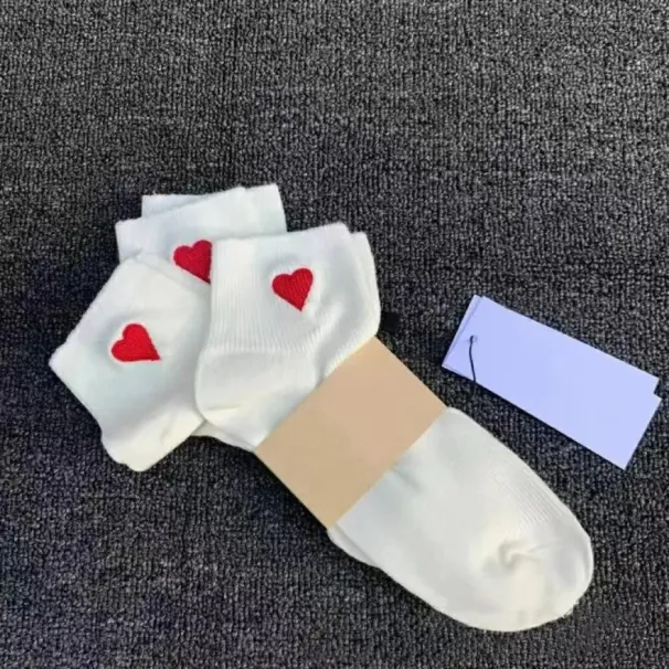 Herr klassisk broderad A-bokstav kort tub Pian-stil bomull höst vinter Sock för män och kvinnor_voghion.com