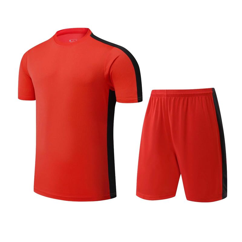 Completo da calcio per bambini ad asciugatura rapida, maglie da squadra per adulti, divise da pallavolo e badminton stampate, da competizione_voghion.com